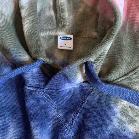 Women’s Old Navy Vintage tie dye hoodie medium - Picture 4 of 9
